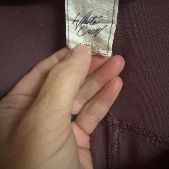 White Crow large burgundy shirt - Picture 2 of 3